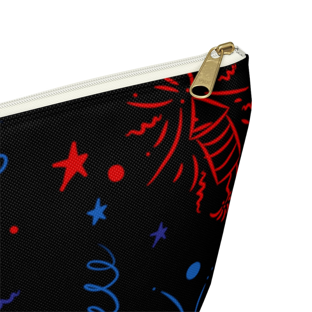 Firecracker Black Accessory Pouch