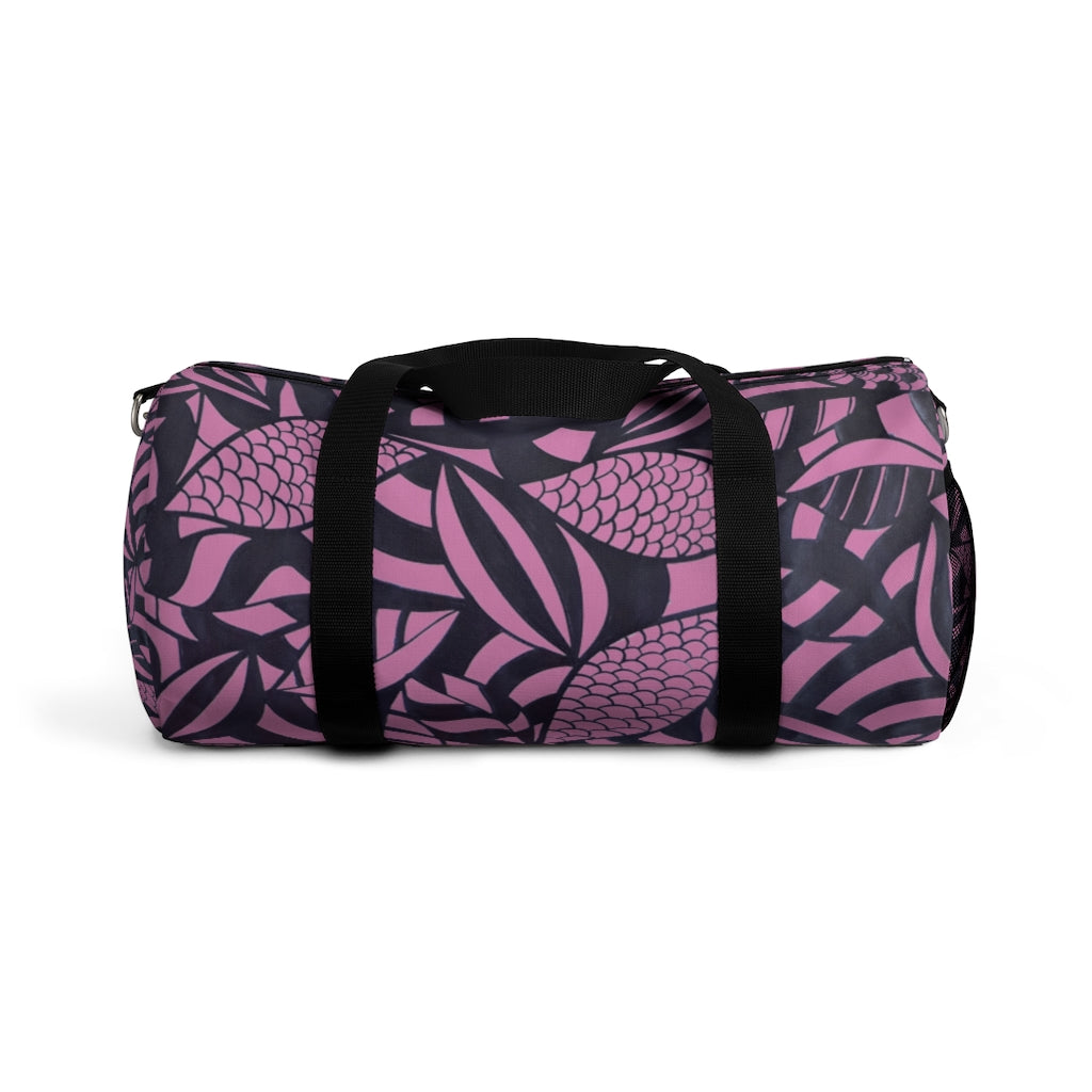 Tropical Minimalist Mauve Duffel Bag