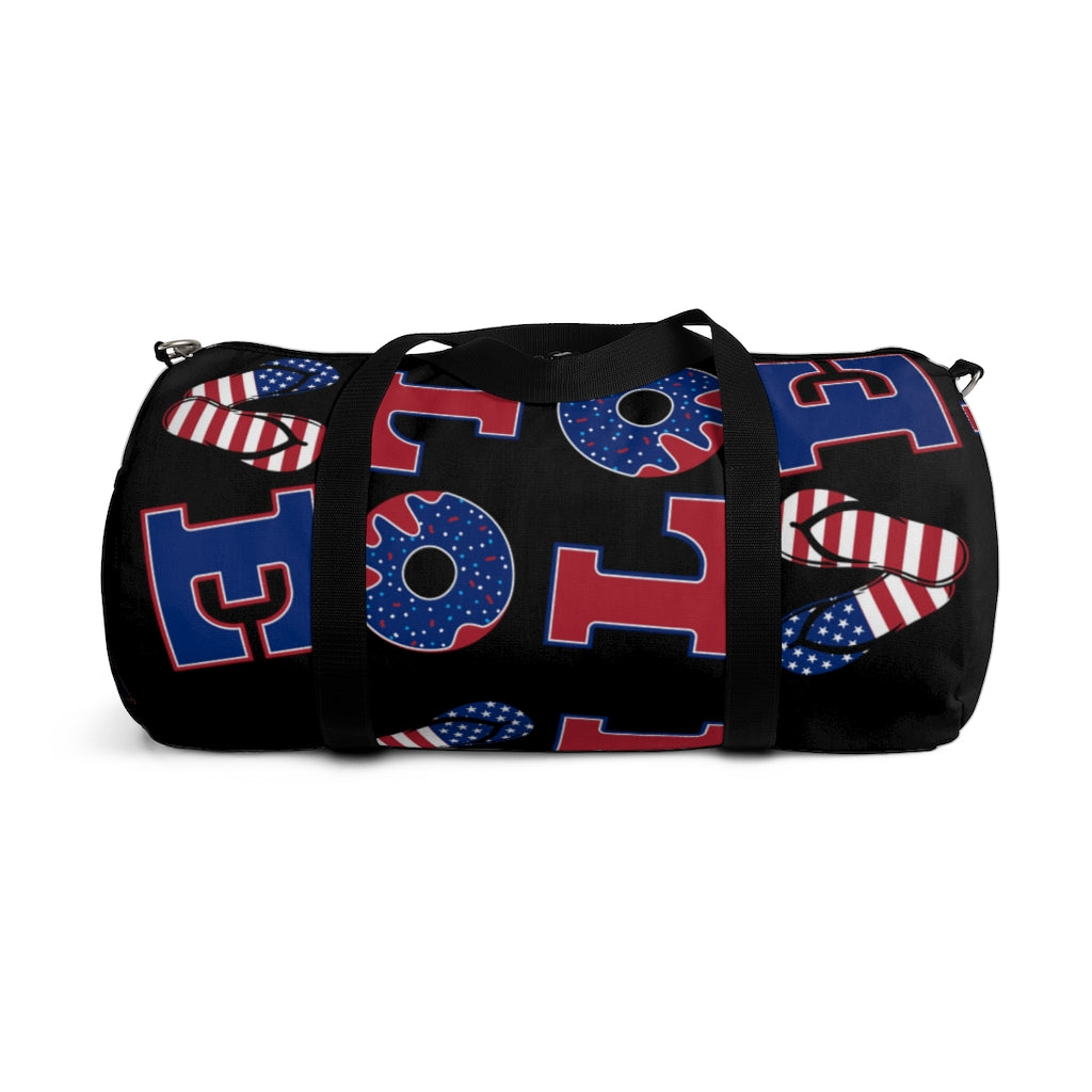 American Love Black Duffel Bag