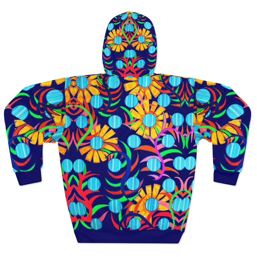 Unisex Sunflower Pullover Ink Hoodie