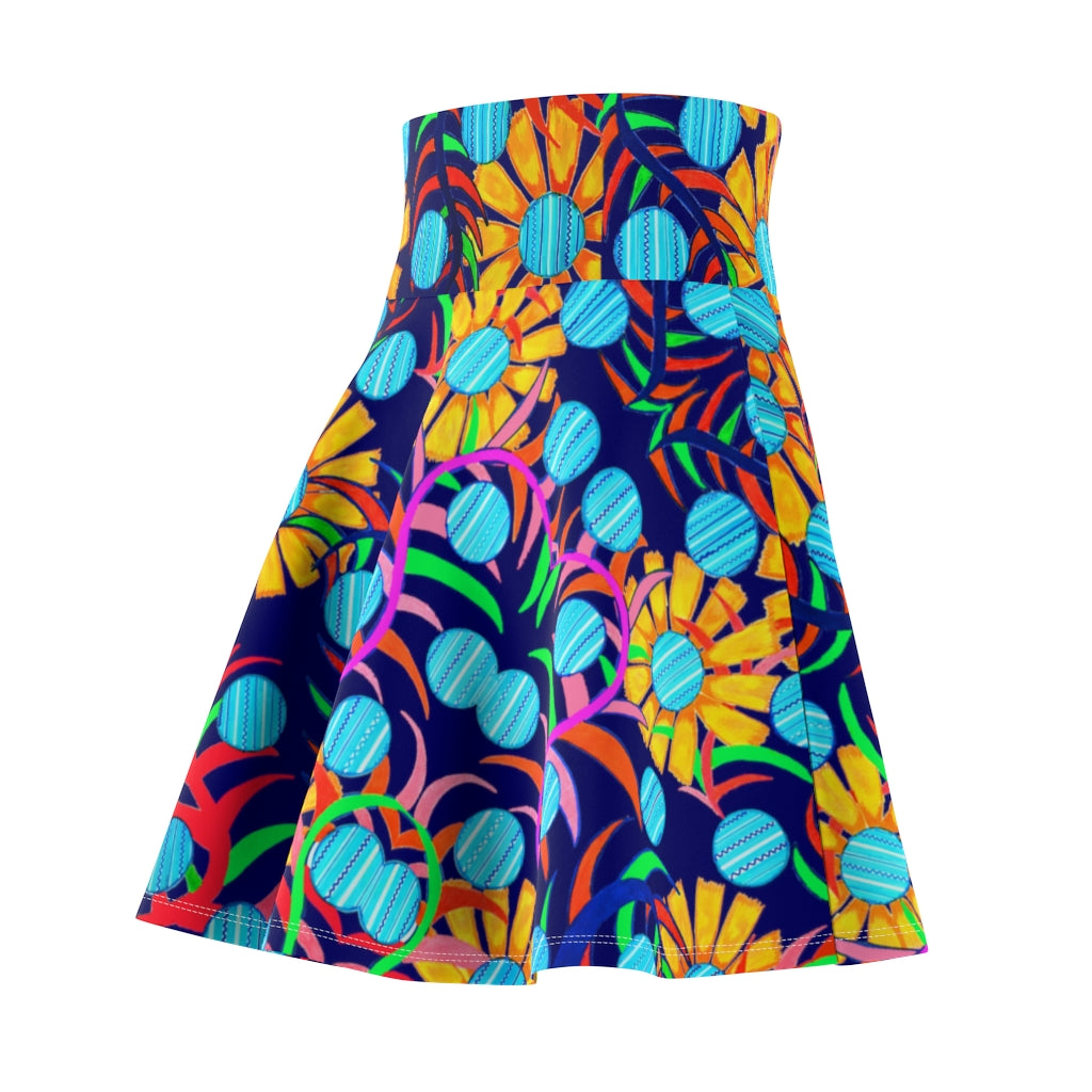 Sunflower Ink Skater Skirt