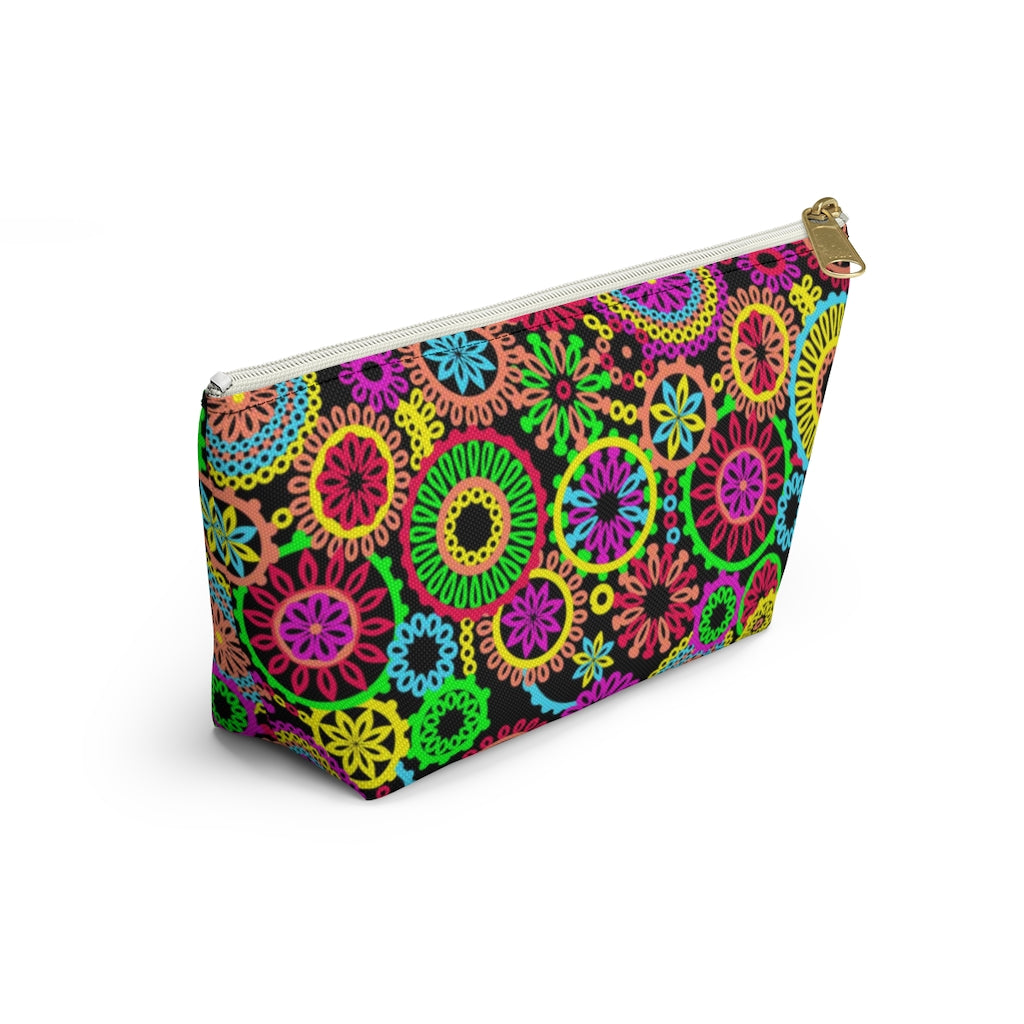 The 70's Vibe Black Accessory Pouch