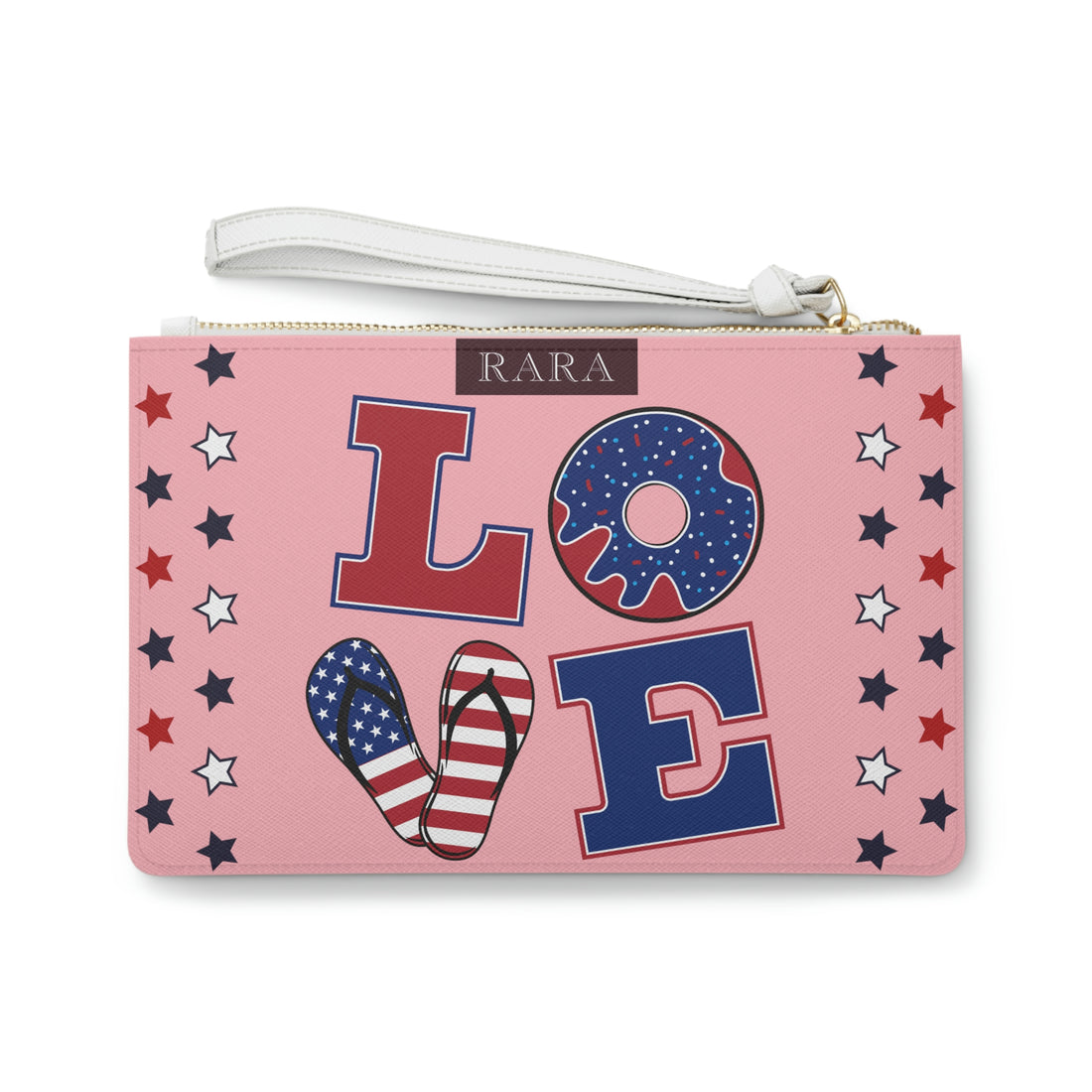 Blush American Love Clutch Bag