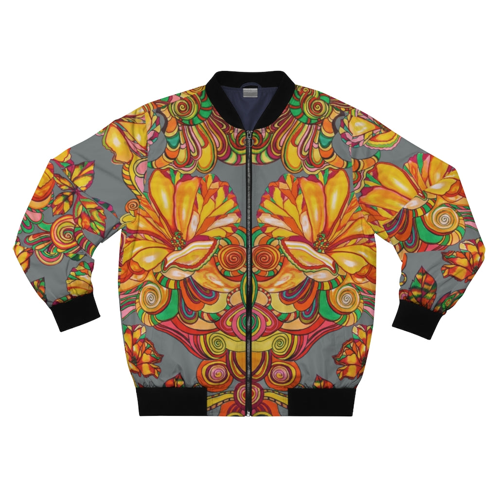 Ash Men's Artsy Floral Bomber Jacket