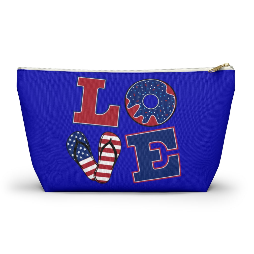 Love Blue Accessory Pouch