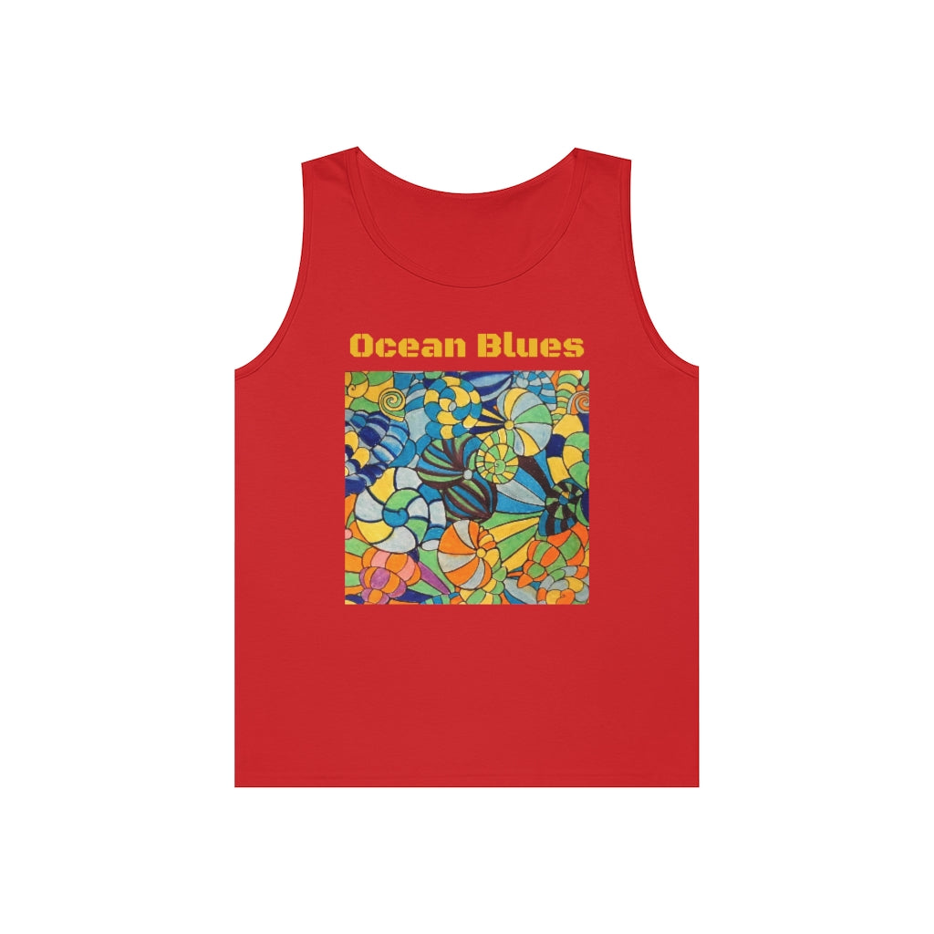Unisex Ocean Blues Tank Top