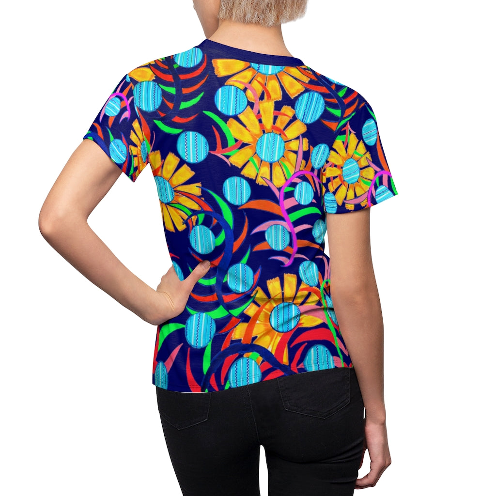 Sunflower AOP NavyT-shirt