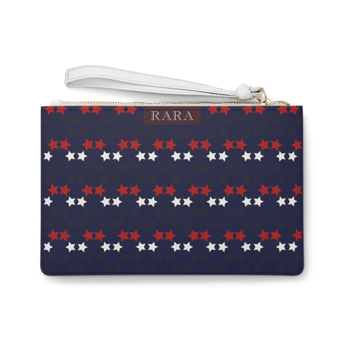 Ink Star Print Clutch Bag