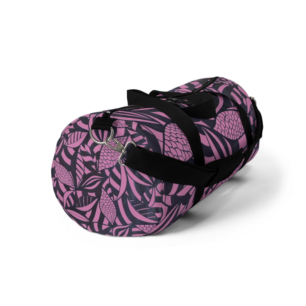 Tropical Minimalist Mauve Duffel Bag