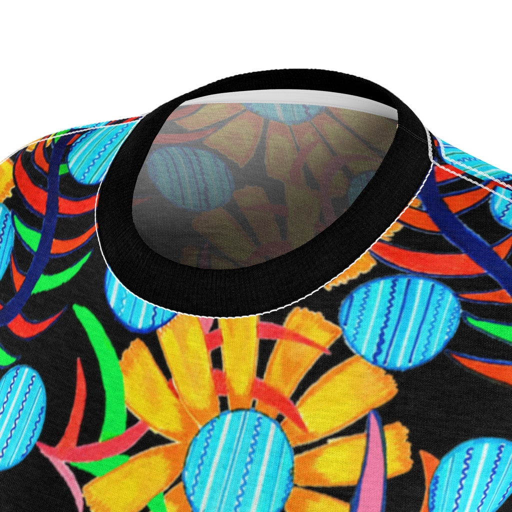 Sunflower AOP Black T-shirt