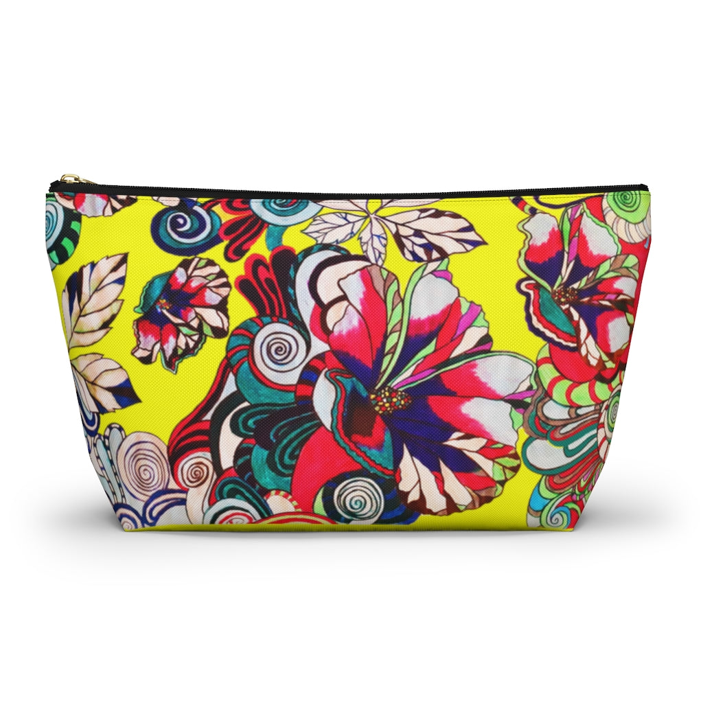 Floral Pop Canary Accessory Pouch