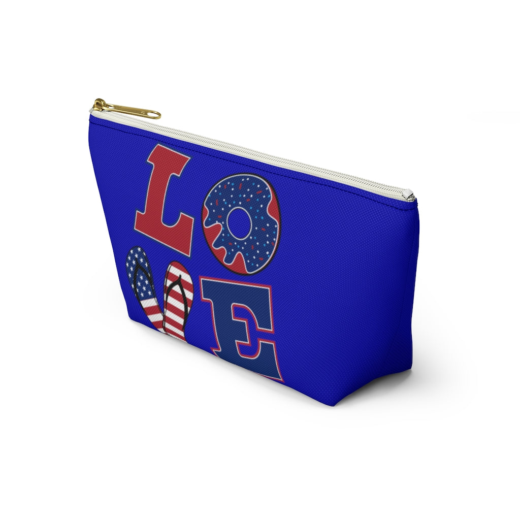 Love Blue Accessory Pouch