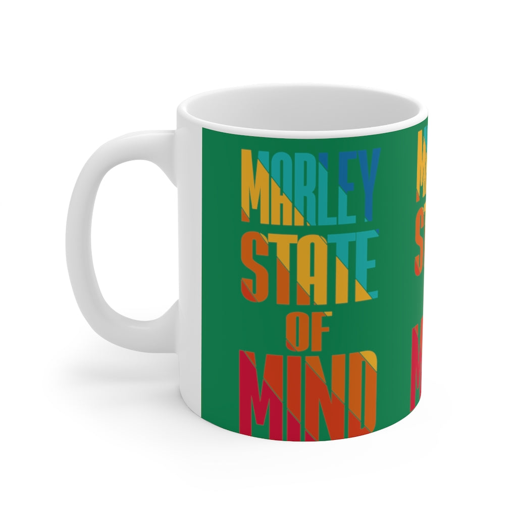 Marley Lawn Green Multi Print Ceramic Mug 11oz
