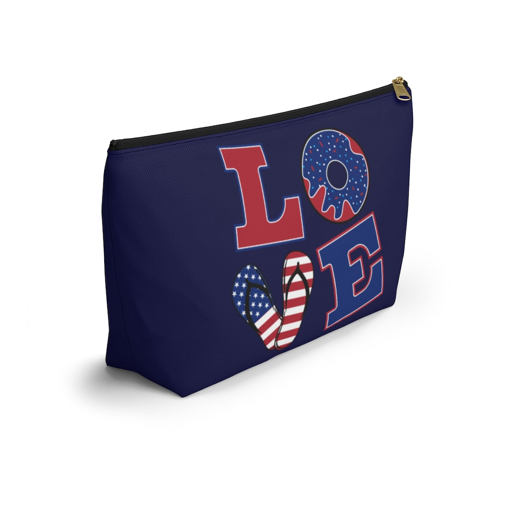 Love Navy Accessory Pouch