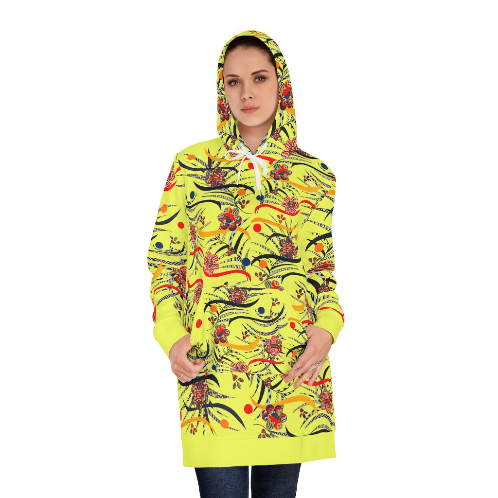 Canary Wilderness Hoodie Dress (AOP)