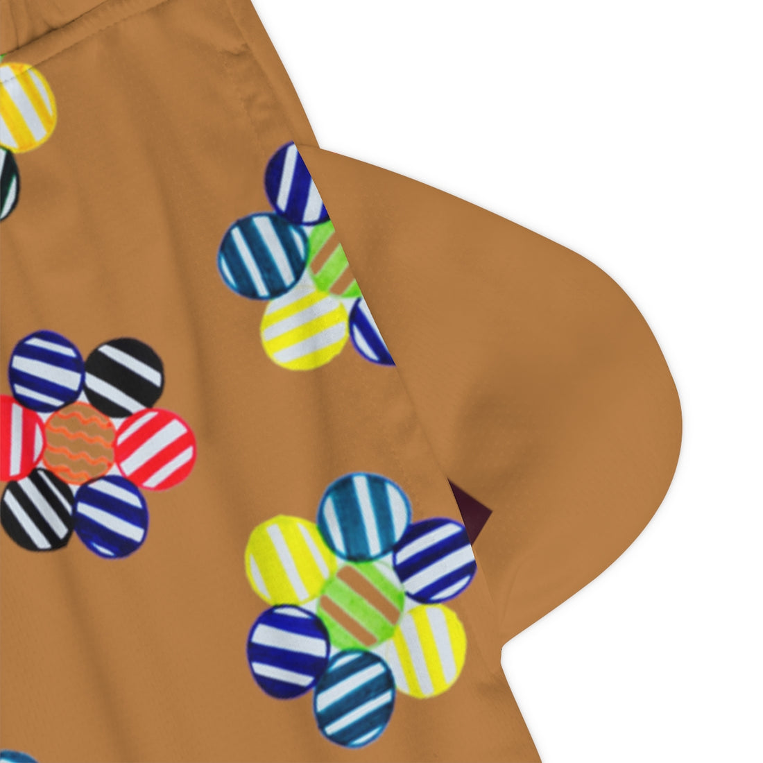 Tussock Geo Floral Basketball Rib Shorts (AOP)