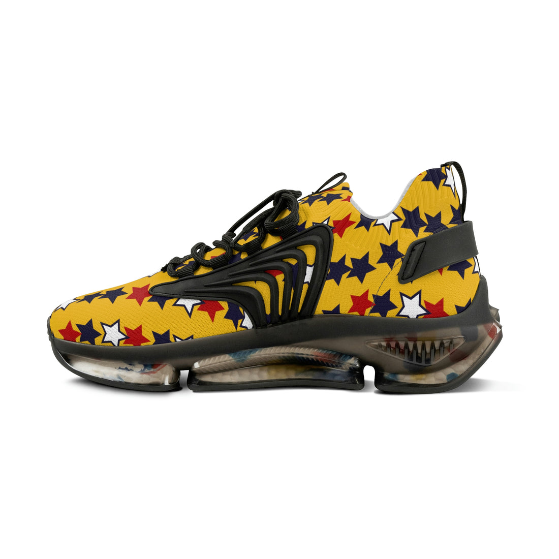 Yellow Starboy OTT Men's Mesh Knit Sneakers