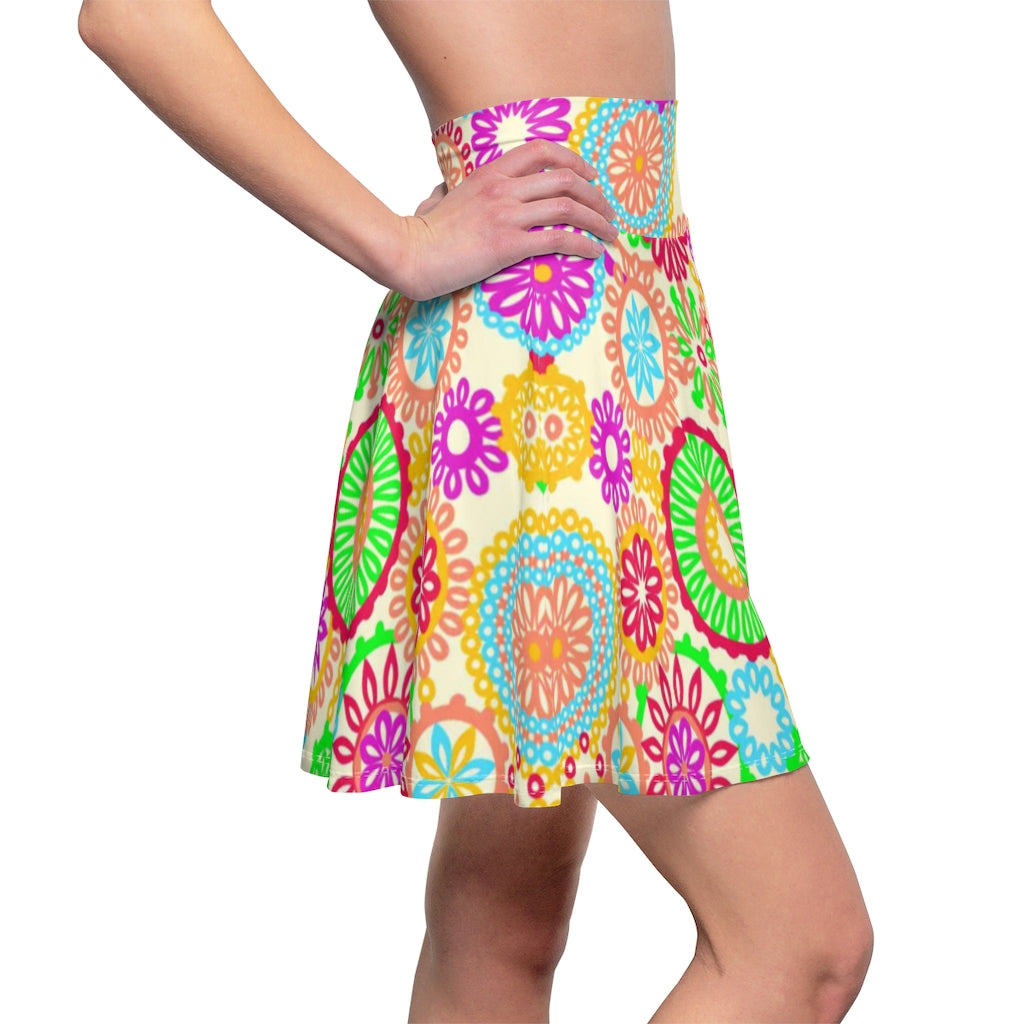 70s Vibes Skater Skirt