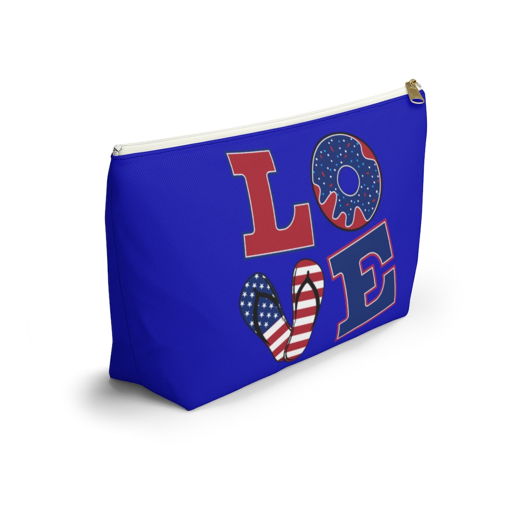 Love Blue Accessory Pouch