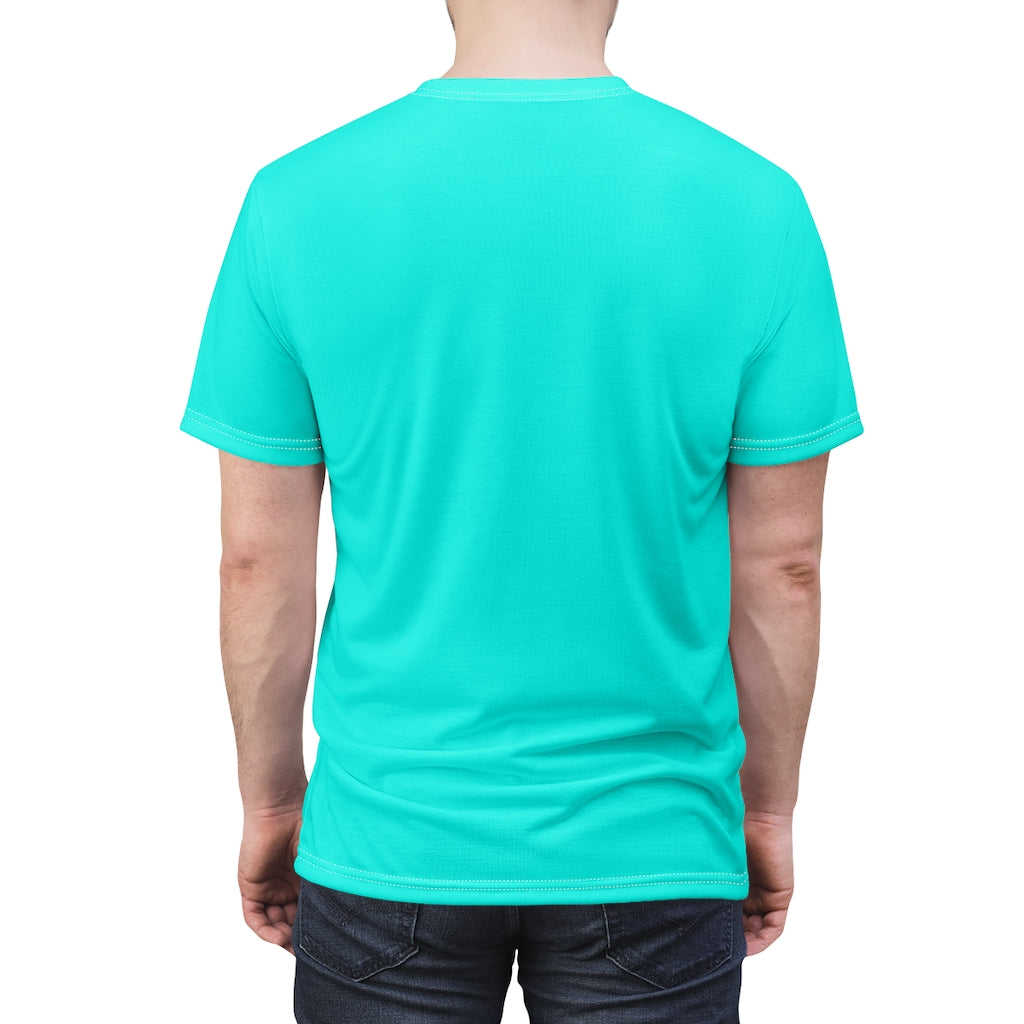 Menswear Cyan AOP Blues Tee