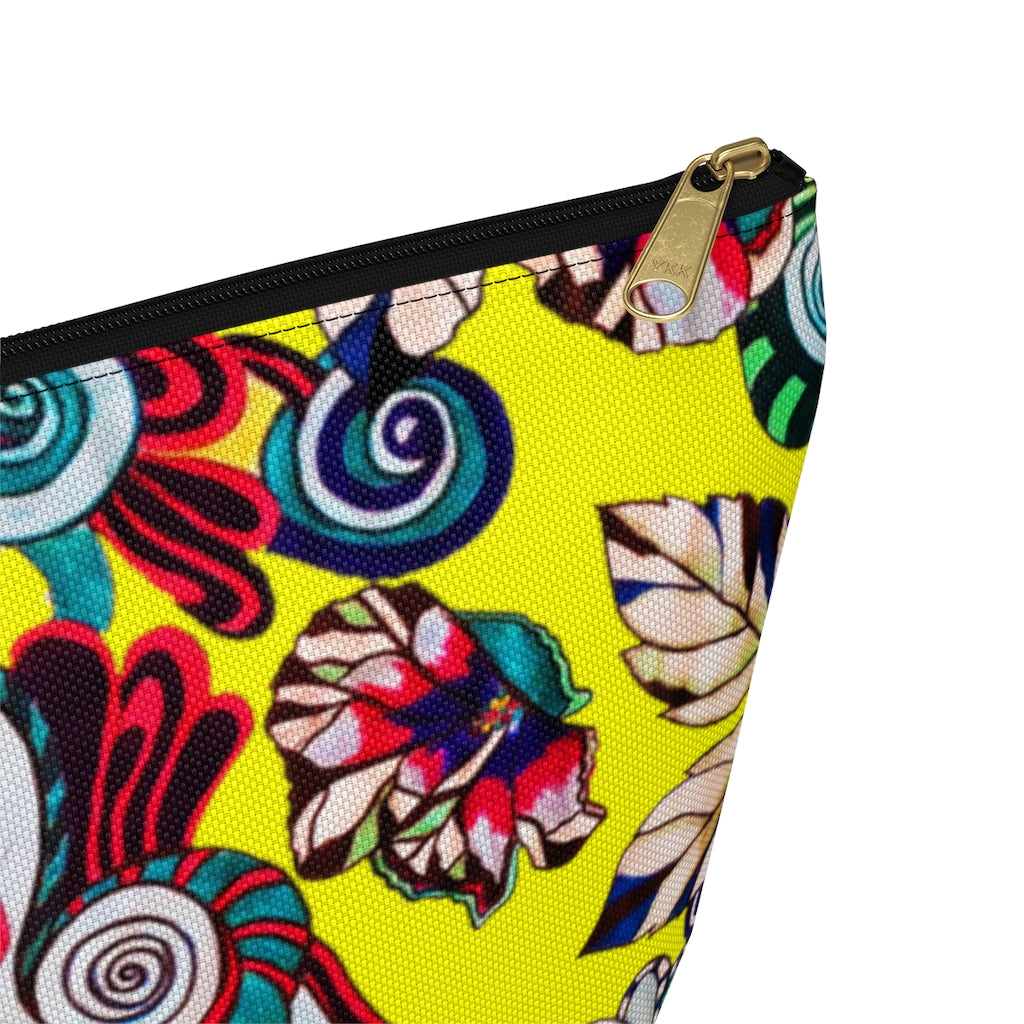 Floral Pop Canary Accessory Pouch