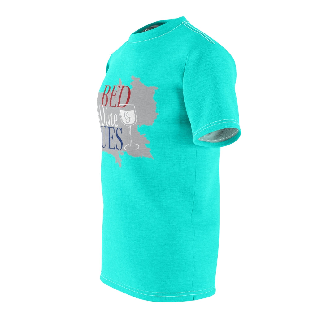 Menswear Cyan AOP Blues Tee