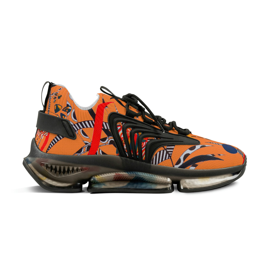 Peach Wildly Wicked OTT Men's Mesh Knit Sneakers