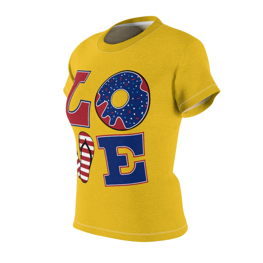 L.O.V.E. 'merica Yellow T-Shirt