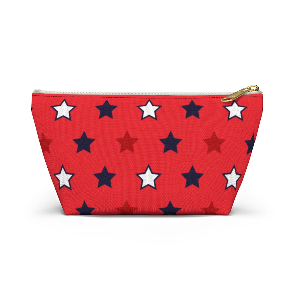 Starry Red Accessory Pouch