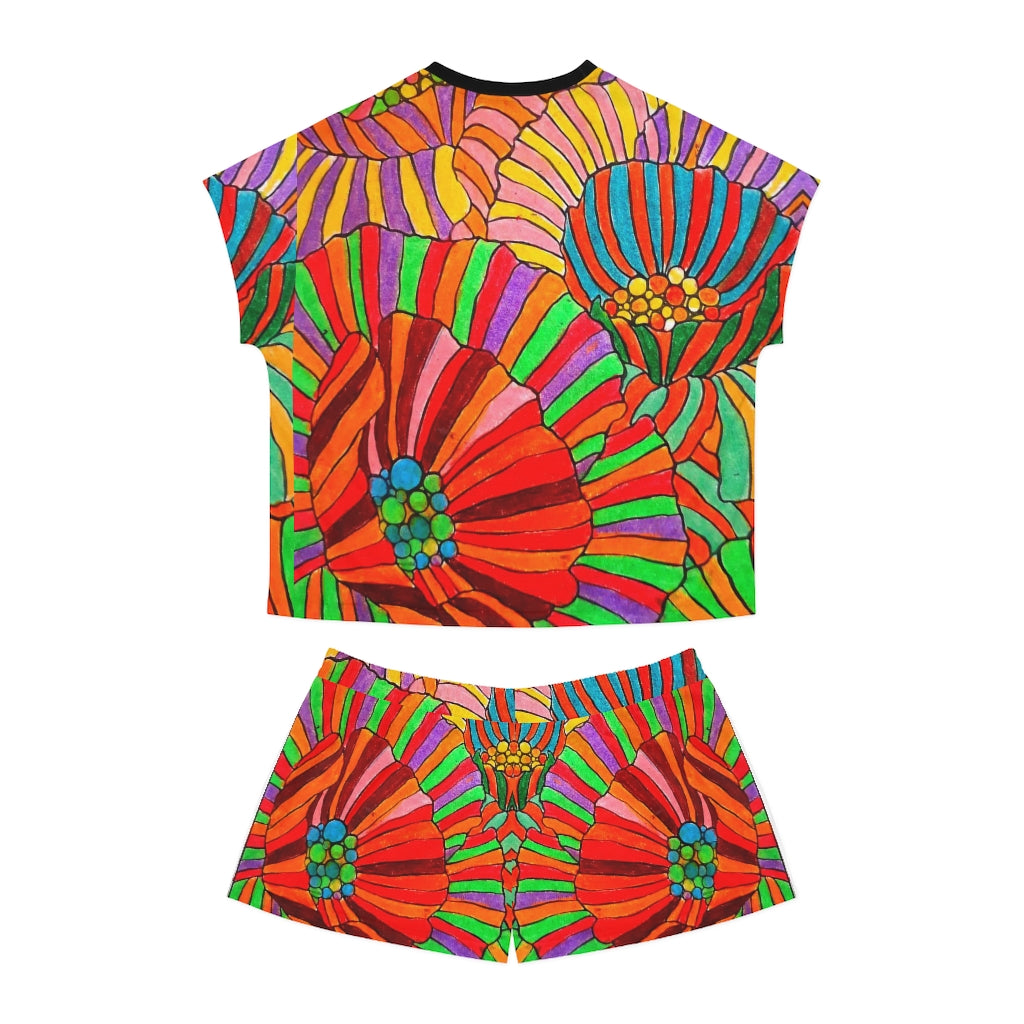 Wildflower Short Pajama Set (AOP)