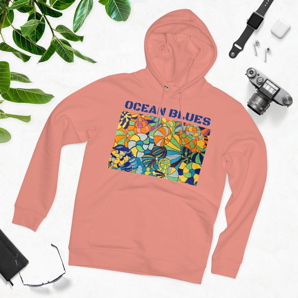 Ocean Blues Unisex Cruiser Organic Hoodie