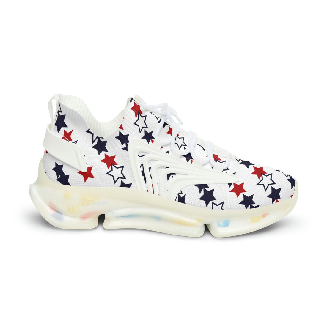 White Starboy OTT Men's Mesh Knit Sneakers