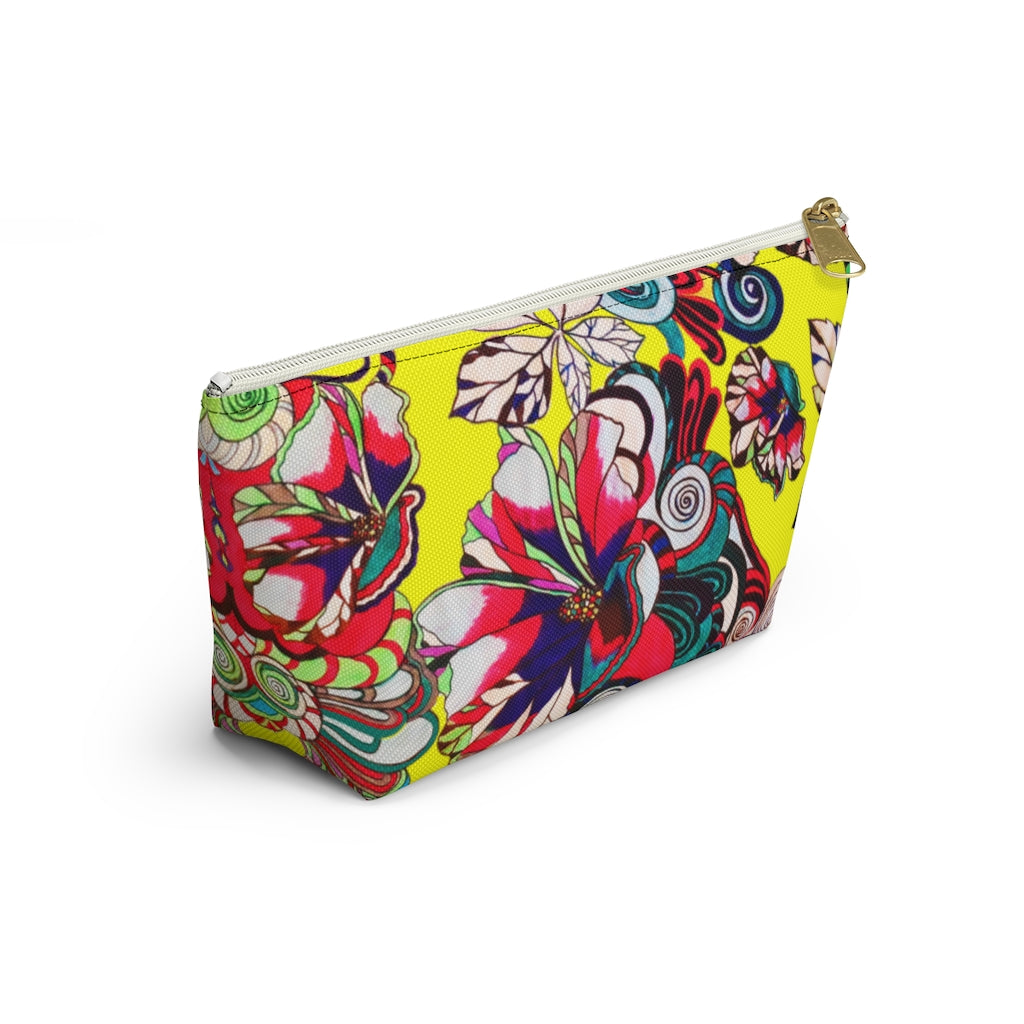 Floral Pop Canary Accessory Pouch