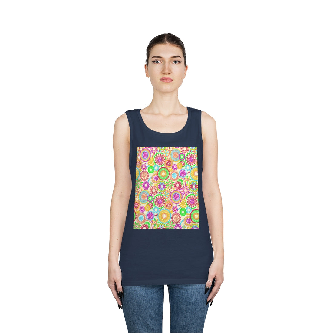 Unisex 70's Vibe Lemon Tank Top