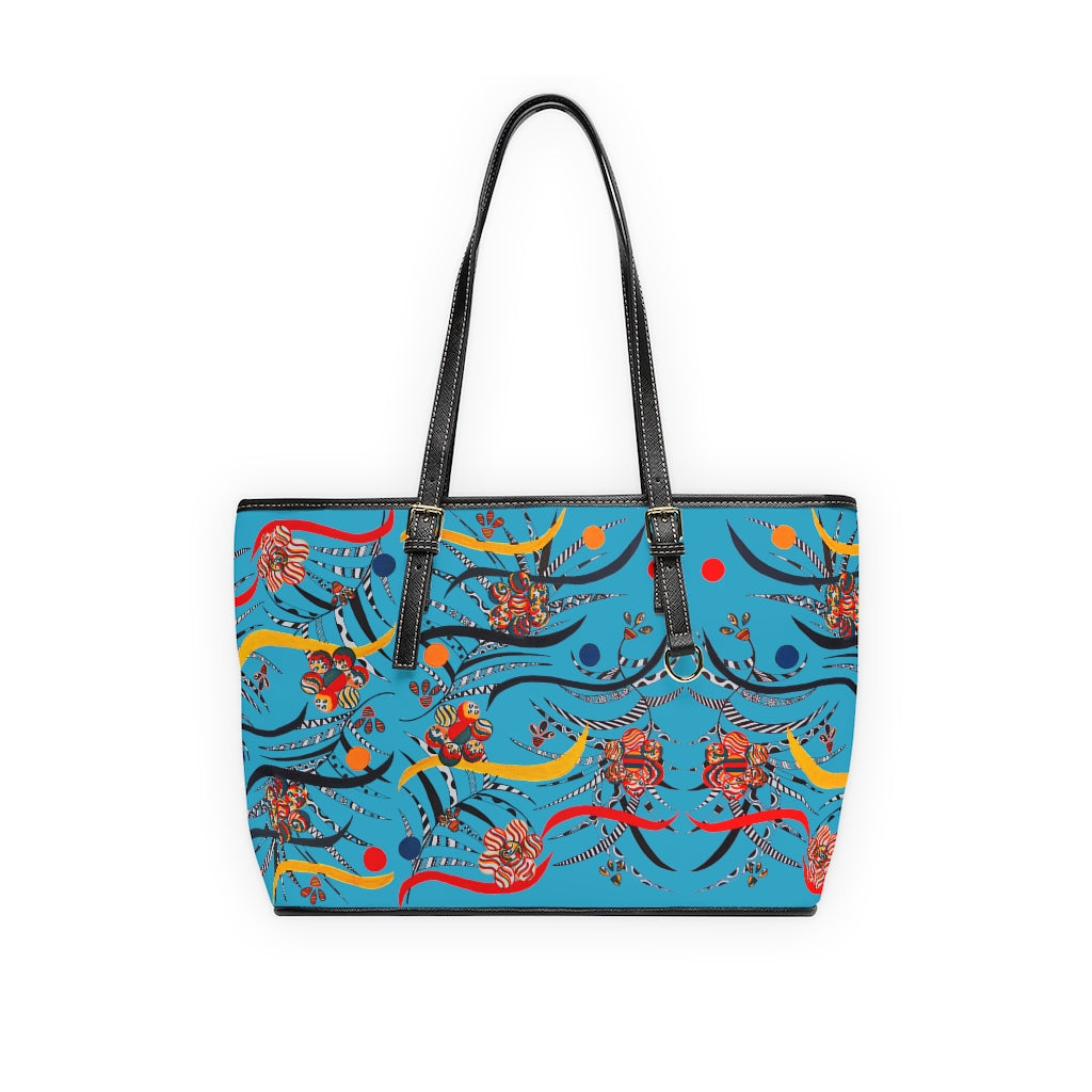 Aqua Wilderness PU Leather Shoulder Bag