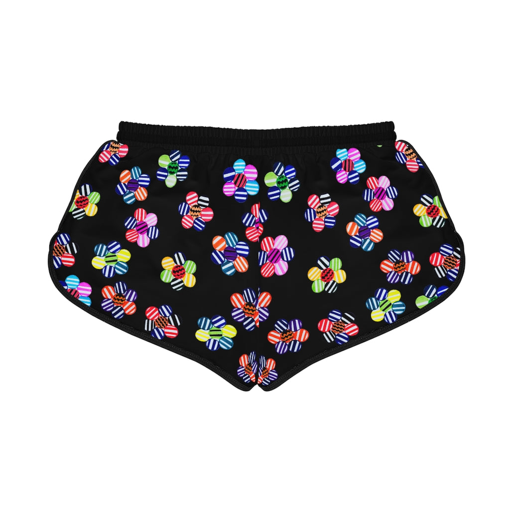 Black Candy Florals Relaxed Shorts