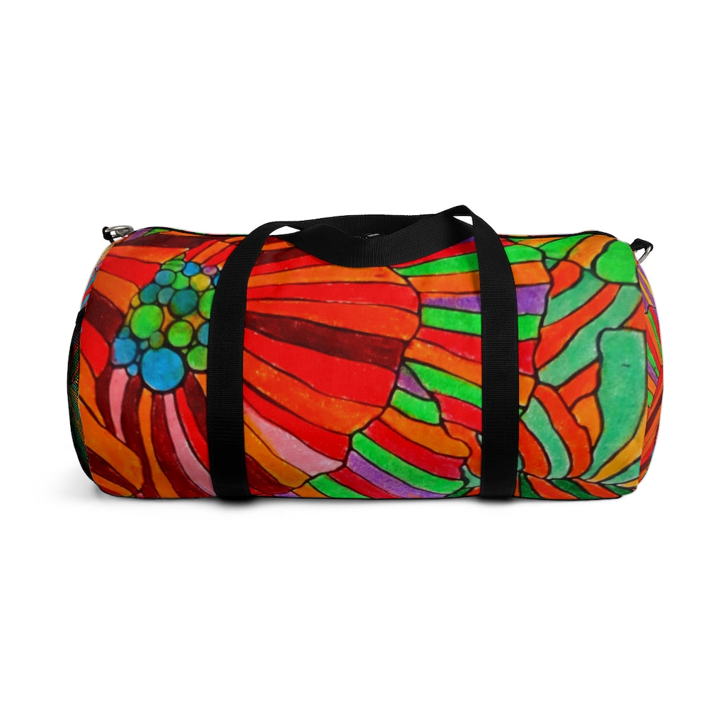 Wild Flower Hearts Duffel Bag