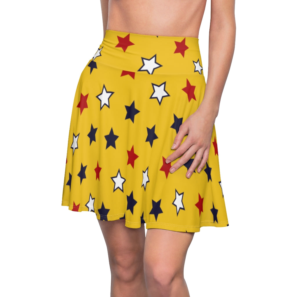 Stargirl Yellow Skater Skirt