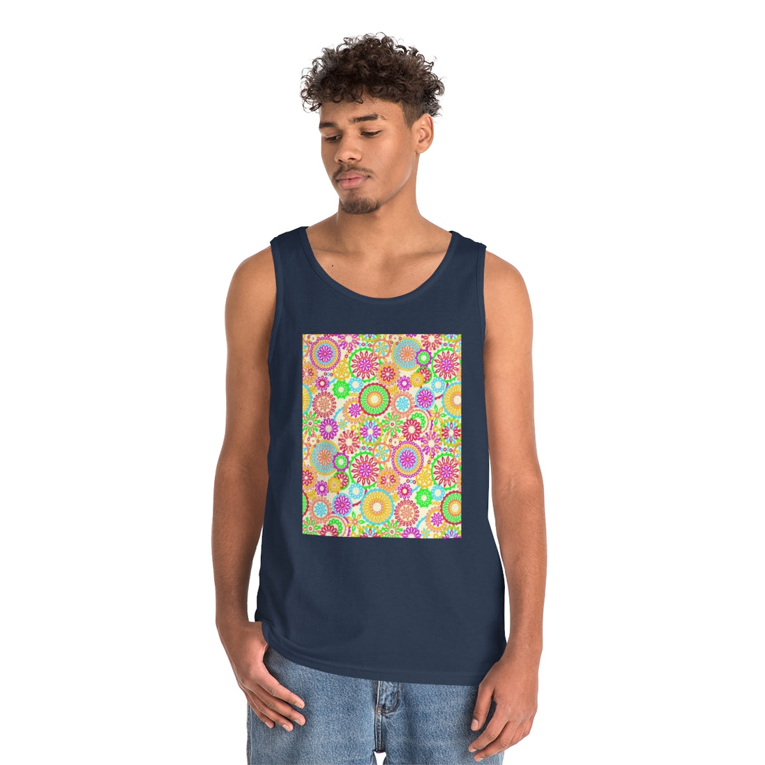 Unisex 70's Vibe Lemon Tank Top