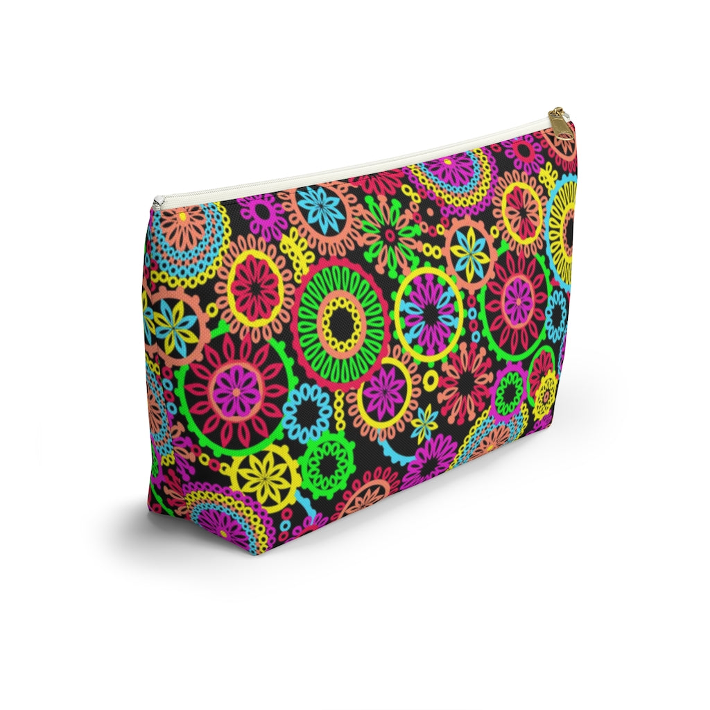 The 70's Vibe Black Accessory Pouch