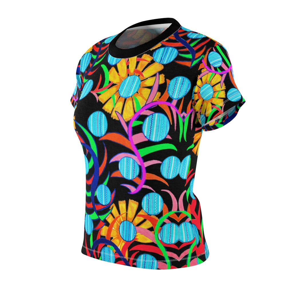 Sunflower AOP Black T-shirt
