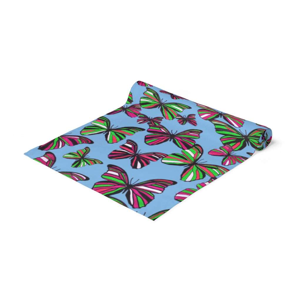 Butterflies Sky Table Runner