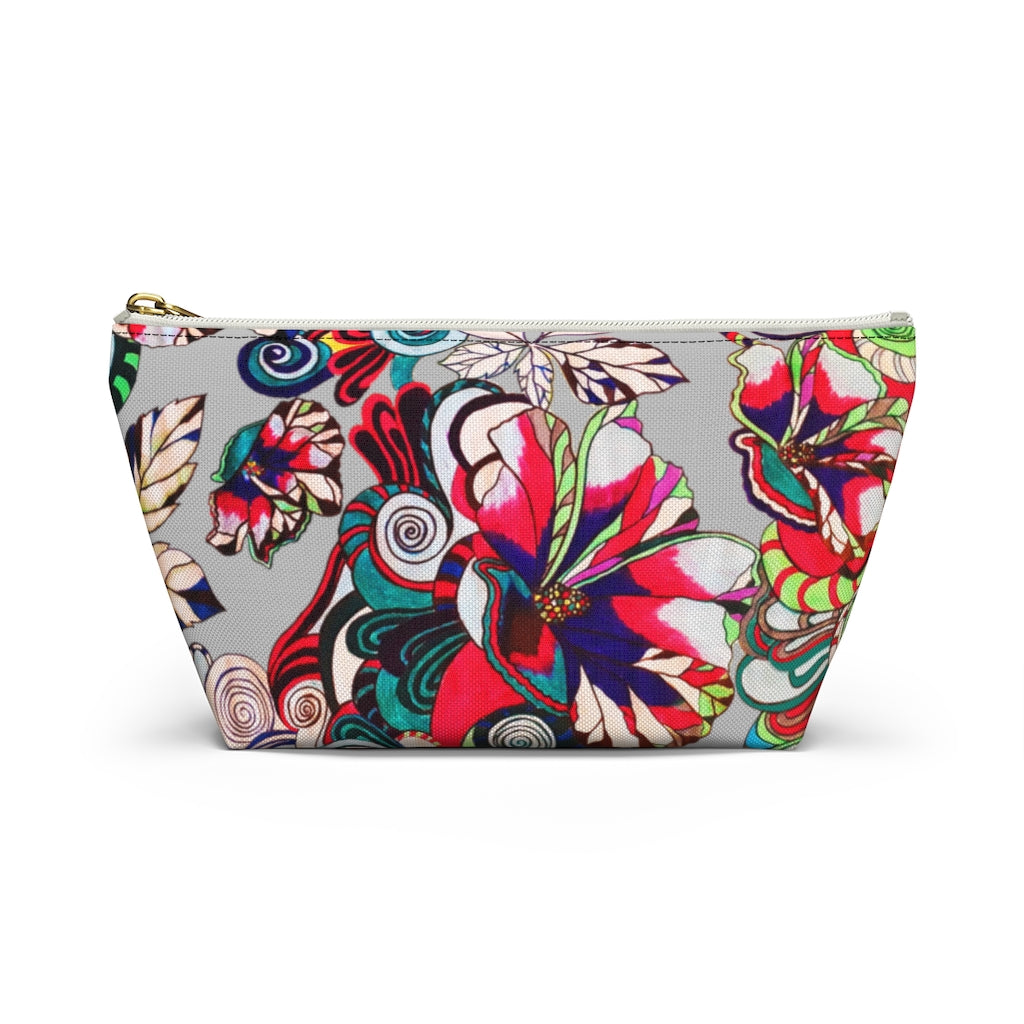 Floral Pop Slate Accessory Pouch