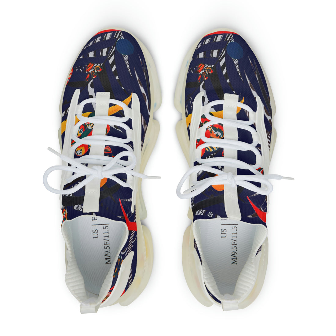 Ink Wildly Wicked OTT Men's Mesh Knit Sneakers