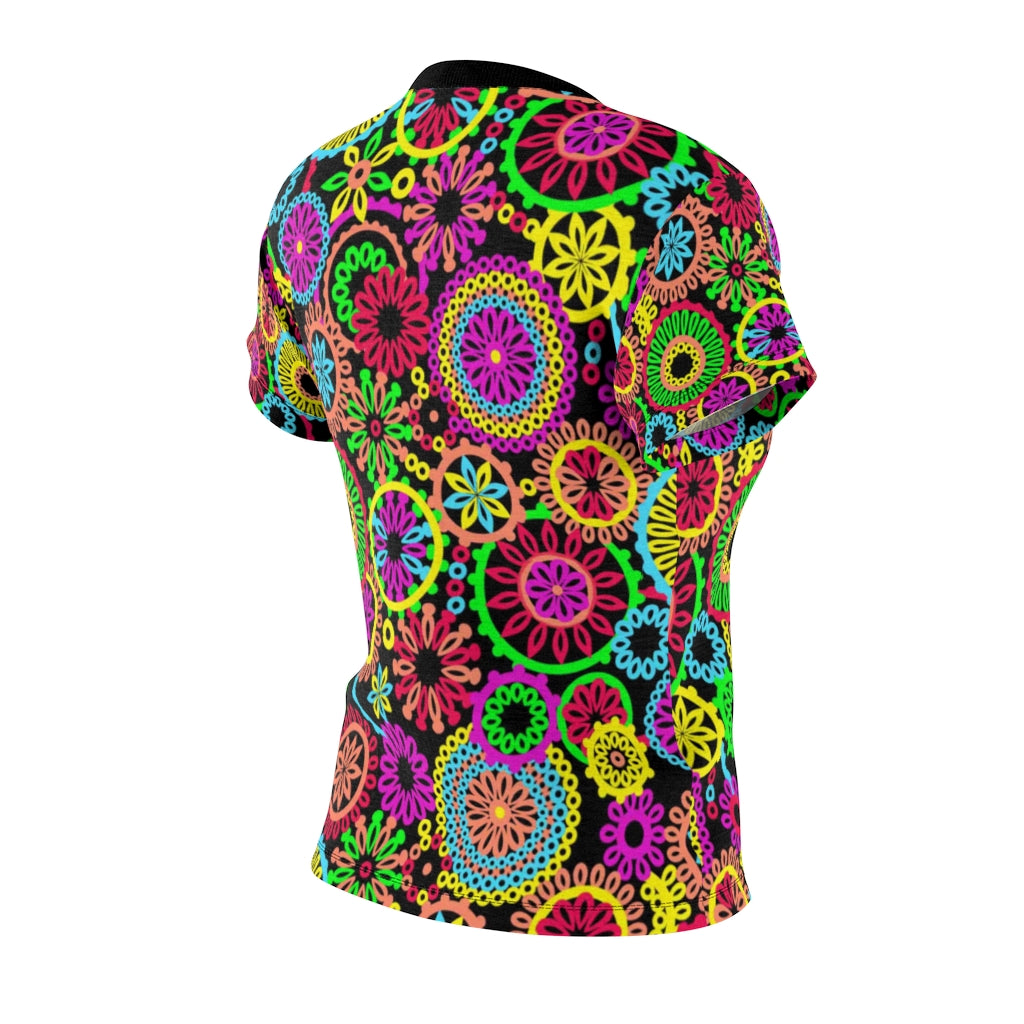 70's Vibe Black AOP Tee