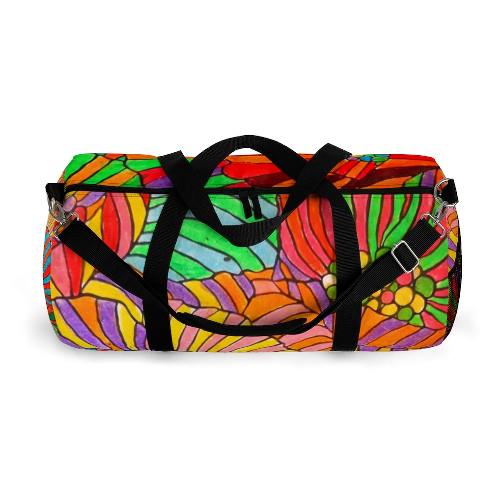 Wild Flower Hearts Duffel Bag