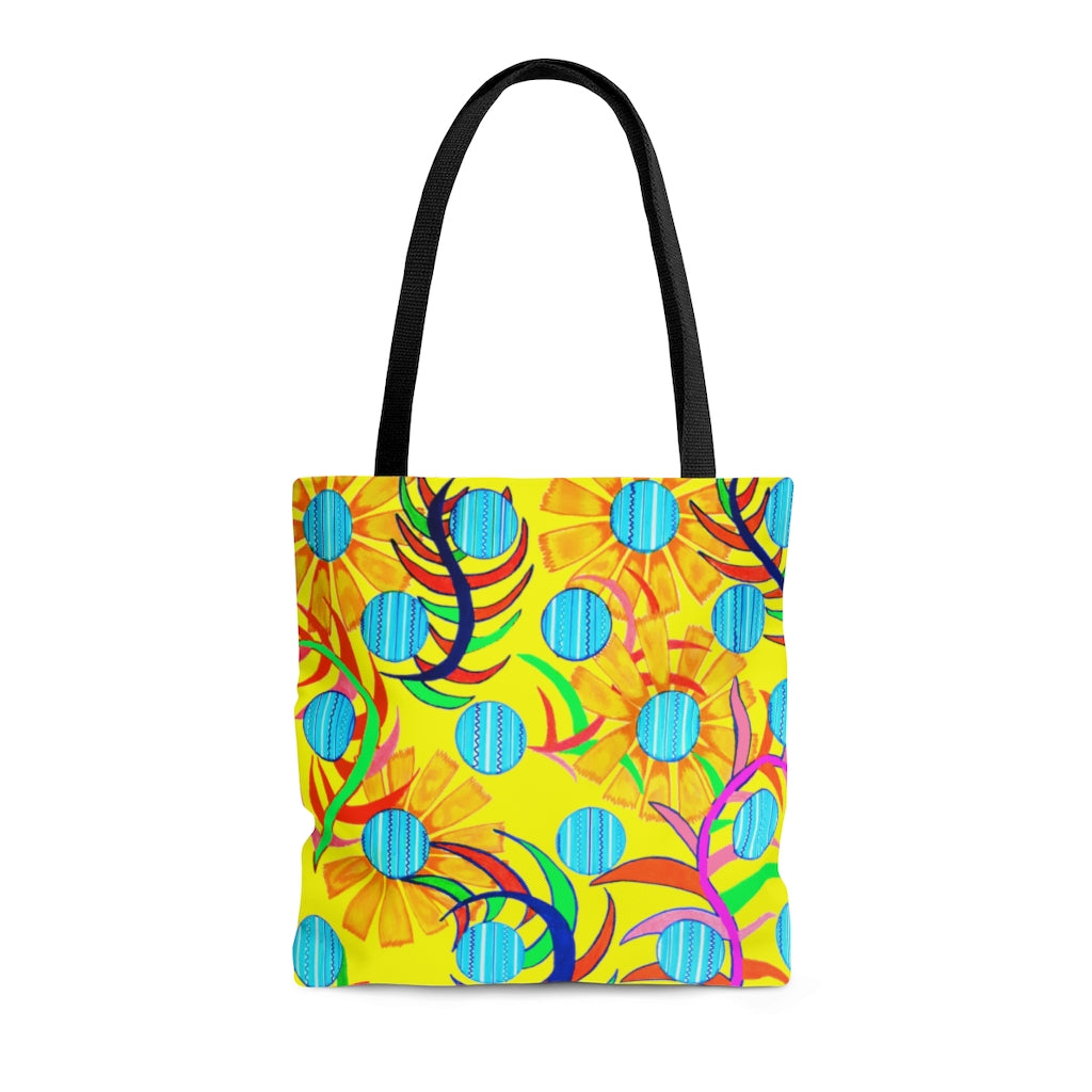 AOP The Sunflower Yellow Tote Bag