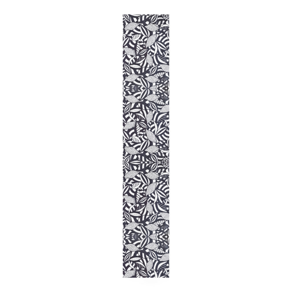 Tropical White Table Runner