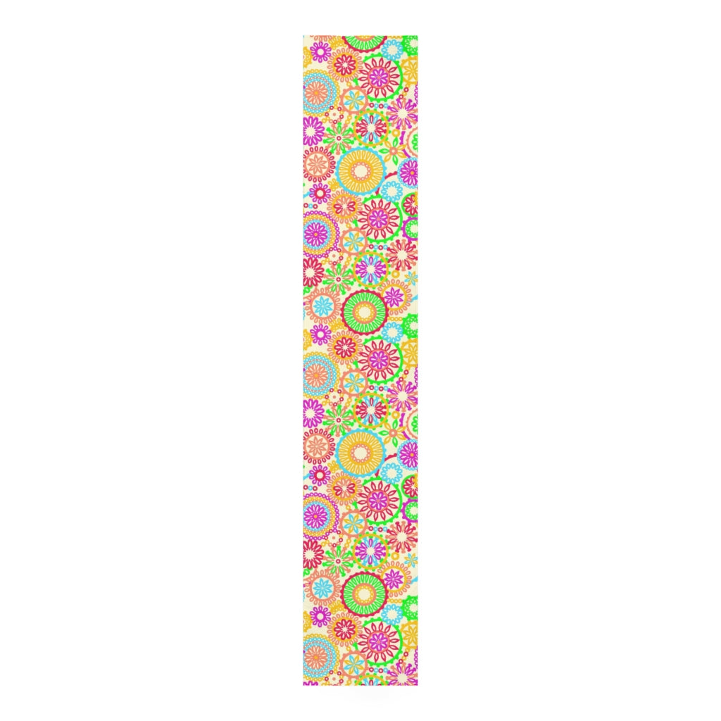 70s Vibe Lemon Table Runner