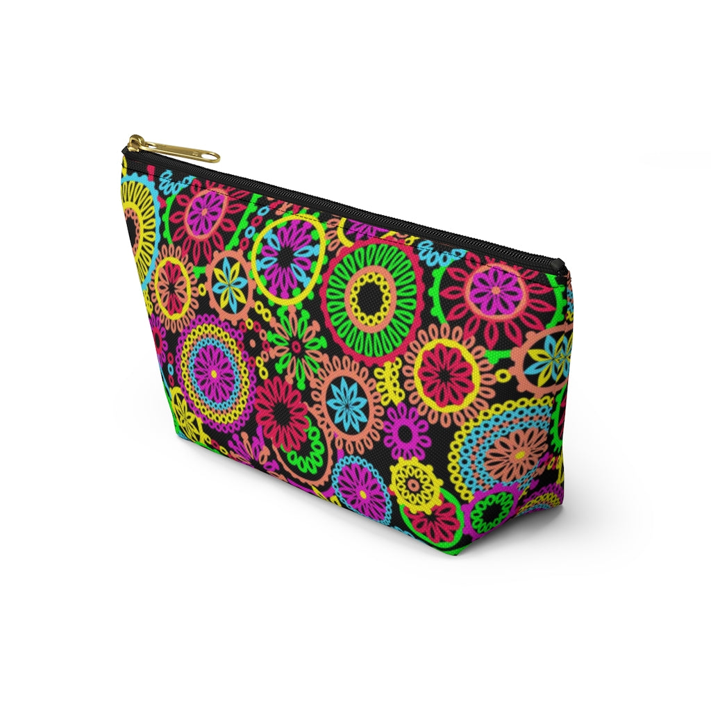 The 70's Vibe Black Accessory Pouch